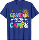 Retro Grandma Camp 2026 Grandma Nana Summer Camping Vacation T-Shirt - T-Shirt | Royal