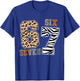 Six Seven Animal Print Kids Clothes Zoo 67 Meme Boys Girls T-Shirt - T-Shirt | Royal