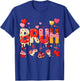 Boy Bruh Meme Valentines Day Drip Ice Cream Kids Hearts Girl T-Shirt - T-Shirt | Royal