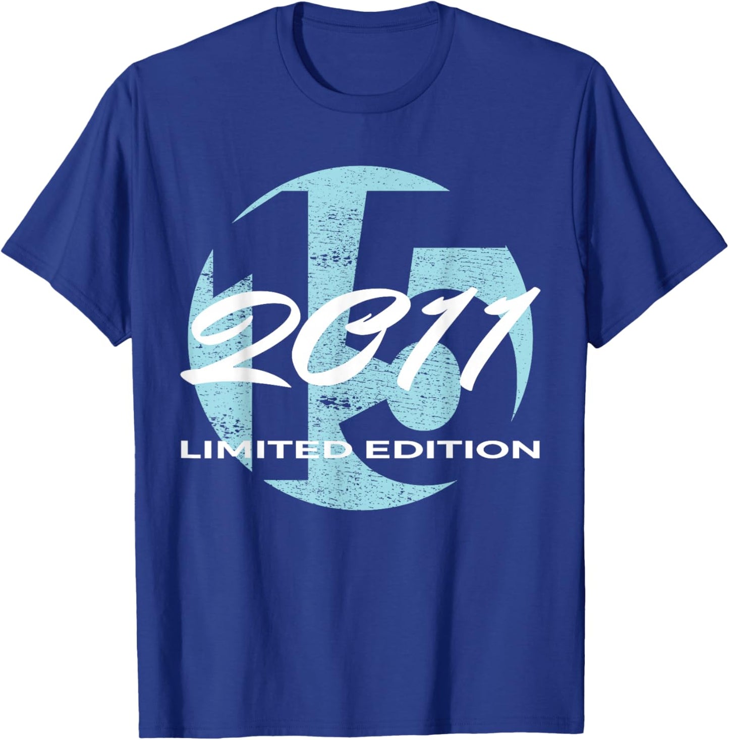 15th Birthday Girl boy 15 Years 2011 Funny Gift T-Shirt - T-Shirt | Royal