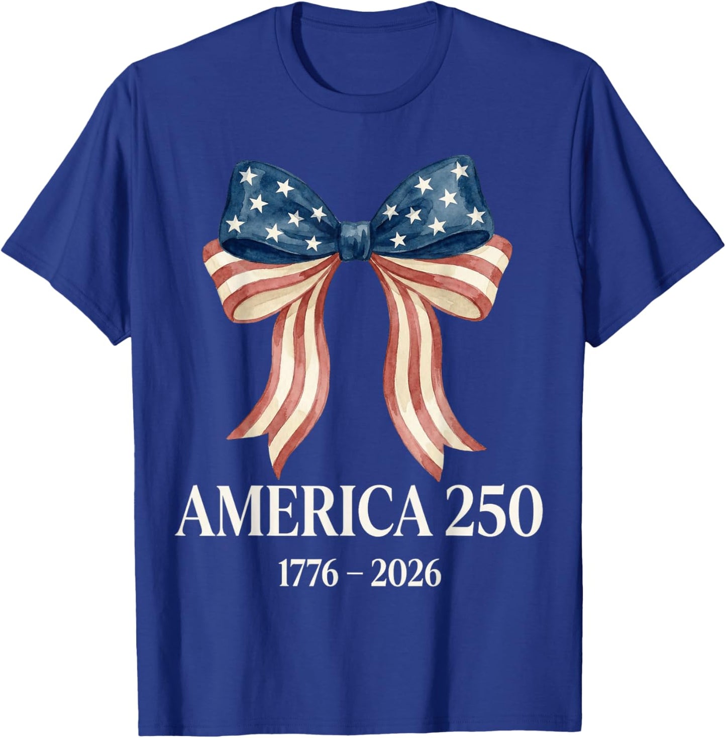 250th Anniversary USA Shirt Patriotic Freedom 4th of July T-Shirt - T-Shirt | Royal