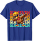 Funny Dabbing Turkey Six Seven 6 7 Squad Thanksgiving Day T-Shirt - T-Shirt | Royal