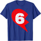 Number 6 Funny Matching Couple Friends Valentines Heart 67 T-Shirt - T-Shirt | Royal