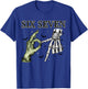 Six Seven 67 Matching Group Halloween Skeleton Frankenstein T-Shirt - T-Shirt | Royal
