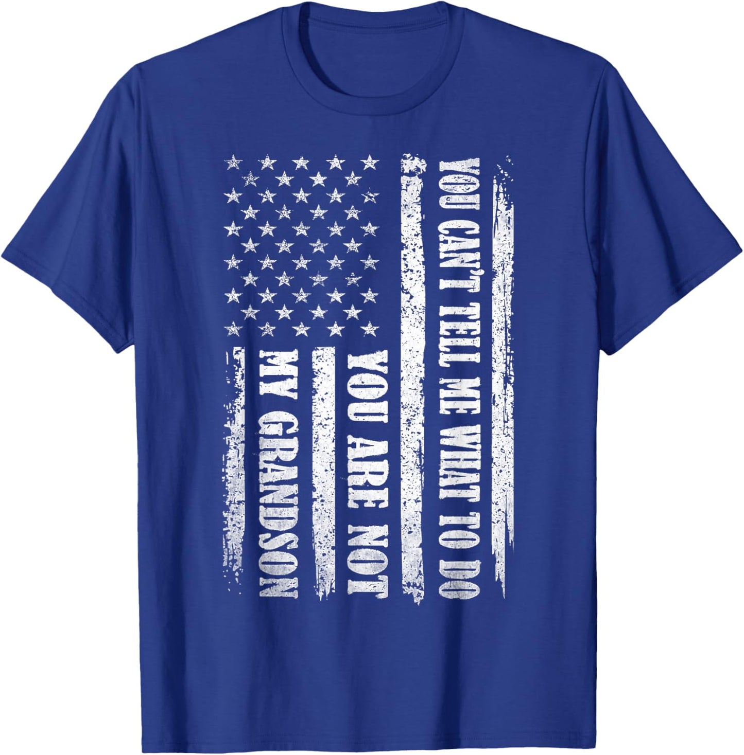 Funny Father Day Design for Daddy Papa Men from Grandson Dad T-Shirt - T-Shirt | Royal