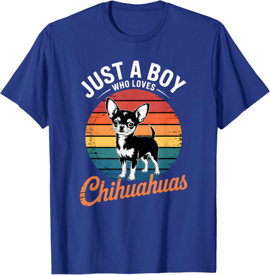 Boys Chihuahua T-Shirt - T-Shirt | Royal