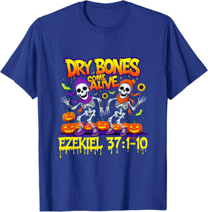 Dry Bones Come Alive Ezekiel 37 Bible Verse Christian T-Shirt - T-Shirt | Royal