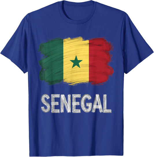 Senegal Flag Senegalese Pride T-Shirt - T-Shirt | Royal