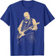 Winston Churchill Playing Guitar Vintage T-Shirt - T-Shirt | Royal