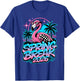 Spring Break 2026 Flamingo Retro Tropical Party Vacation T-Shirt - T-Shirt | Royal