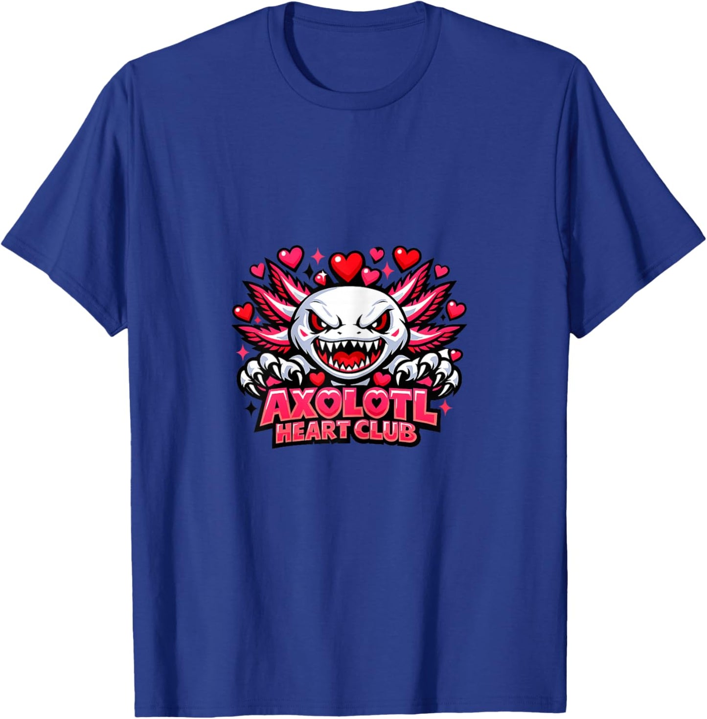 Axolotl Heart Club T-Shirt - T-Shirt | Royal