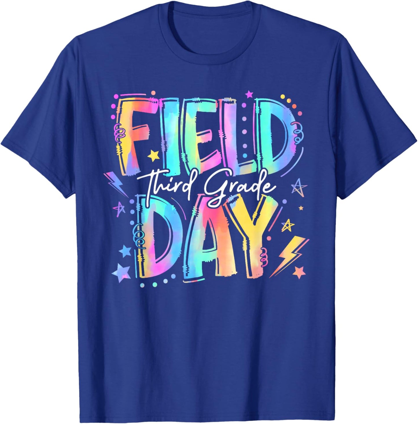 Field Day 2026 3rd Grade Field Day Fun Day Teacher Kids T-Shirt - T-Shirt | Royal