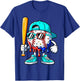 Baseball Drip for Boys Ice Cream Drip Baseball Sport Lover T-Shirt - T-Shirt | Royal