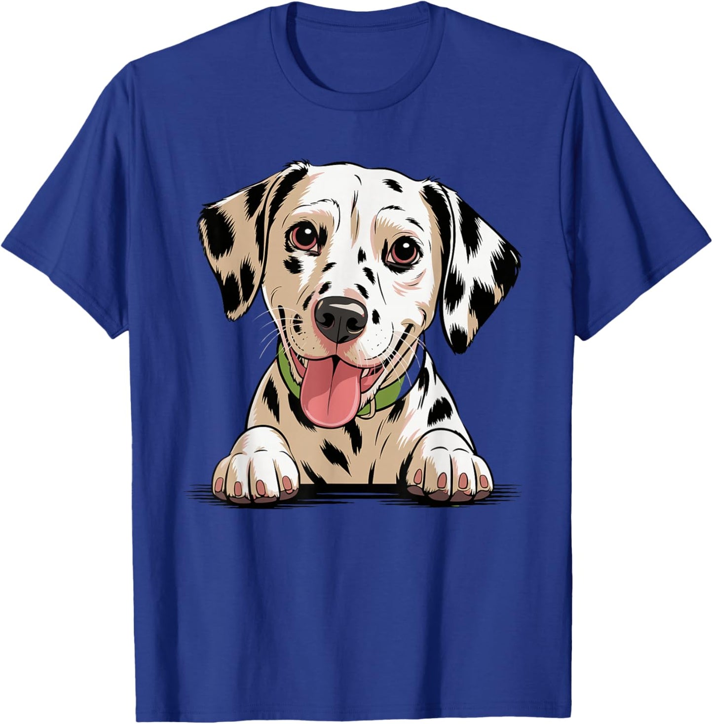 Cute Puppy Breed Artistic Spotted Fire Coach Dalmatian T-Shirt - T-Shirt | Royal