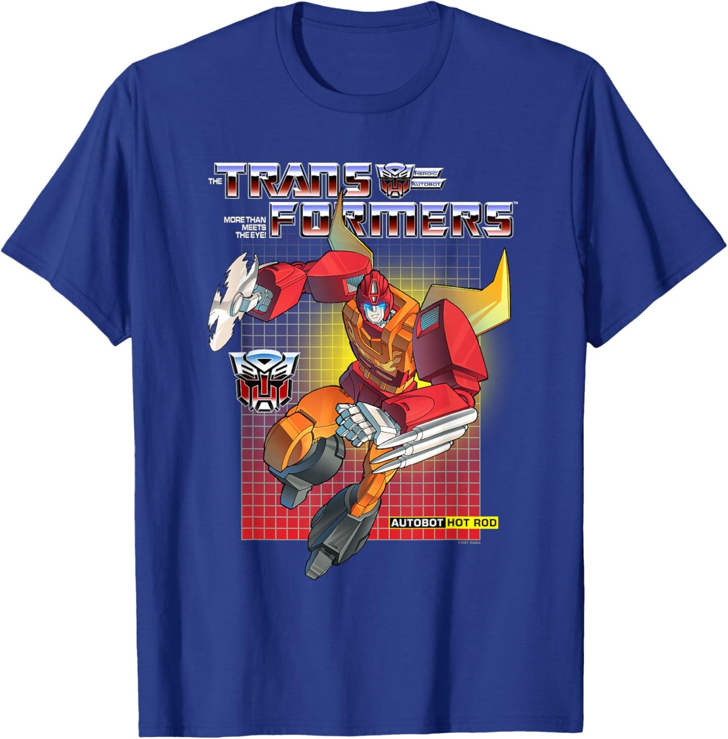 Transformers Hot Rod T-Shirt - T-Shirt | Royal