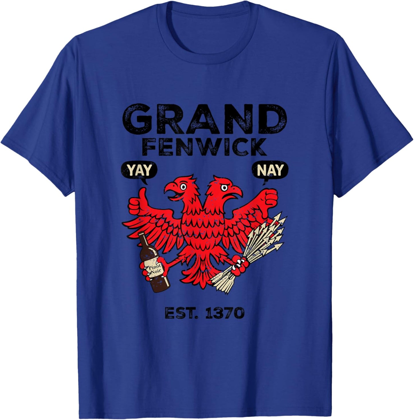 The Mouse That Roared-Grand Fenwick Vintage Design T-Shirt - T-Shirt | Royal