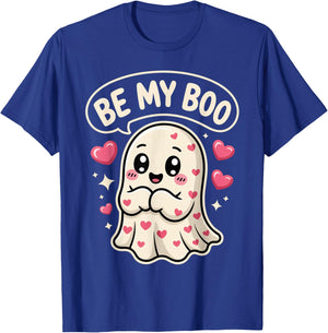 Valentine´s Day Be My Boo Cute Ghost Love T-Shirt - T-Shirt | Royal