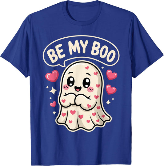 Valentine´s Day Be My Boo Cute Ghost Love T-Shirt - T-Shirt | Royal