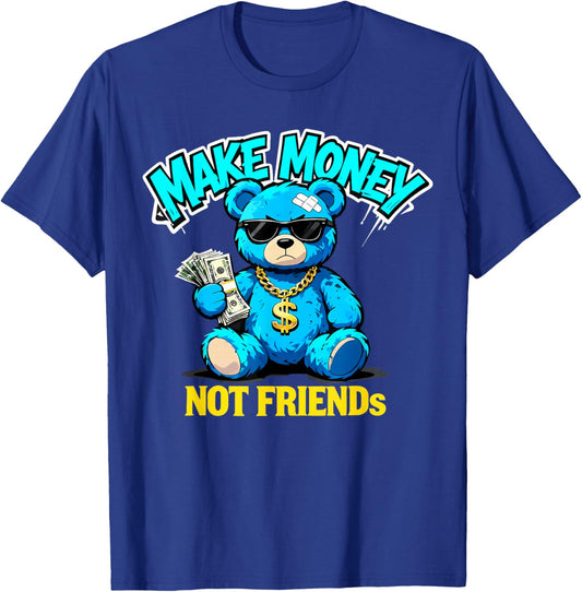 Streetwear Retro Matching Gamma Blue T-Shirt - T-Shirt | Royal