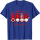 Happy Valentine's Day Gnome with Heart Cute Gnome Valentine T-Shirt - T-Shirt | Royal
