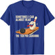 Sometimes I Hear The Ten Pin Laughing Bowling Design T-Shirt - T-Shirt | Royal