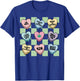 Retro Cannabis Candy Heart Valentines Marijuana Weed Stoner T-Shirt - T-Shirt | Royal