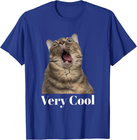 Gumbus Very Cool Funny Brainrot Cat Dank Meme Gen Z T-Shirt - T-Shirt | Royal
