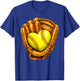 Cute Softball Heart Happy Valentines Boys Women Men Kids T-Shirt - T-Shirt | Royal