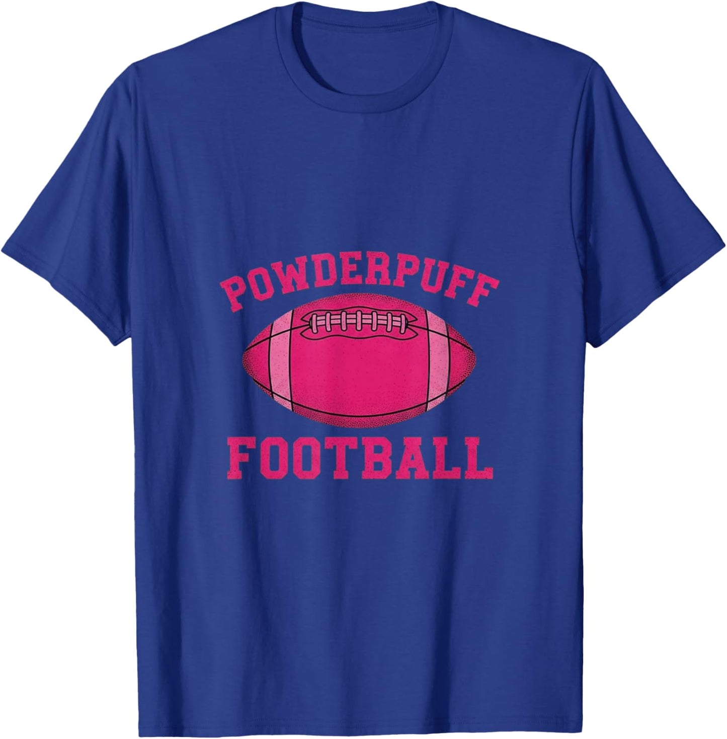 Pink Ball Powder Puff Football T-Shirt - T-Shirt | Royal