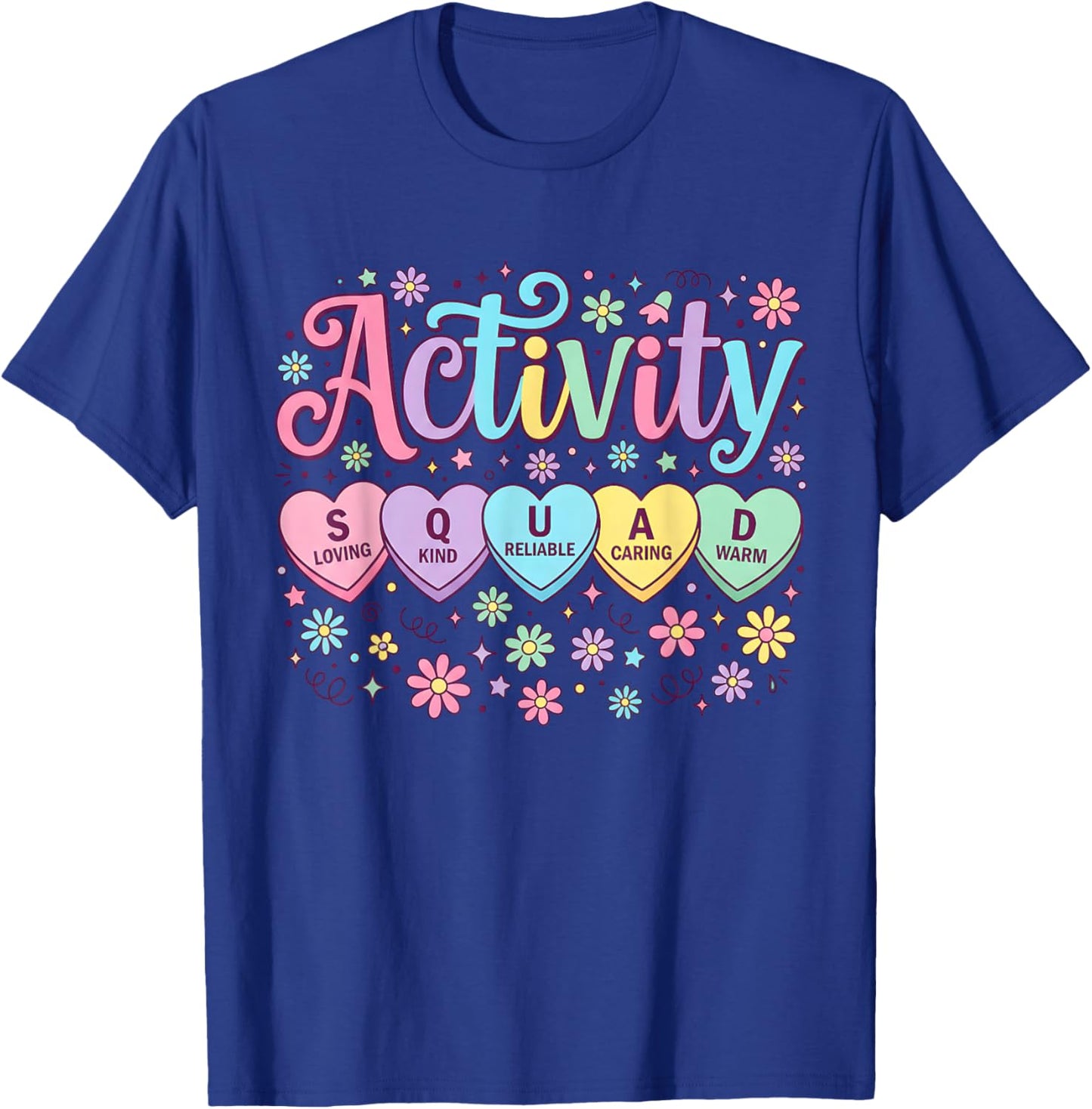 Floral Activity Assistant Squad Professionals Week Director T-Shirt - T-Shirt | Royal