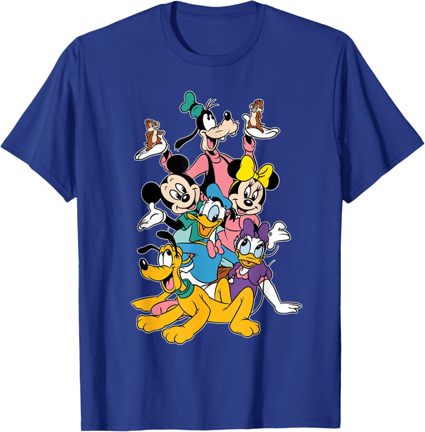 Disney Mickey Mouse & Friends Matching Group Celebration T-Shirt - T-Shirt | Royal