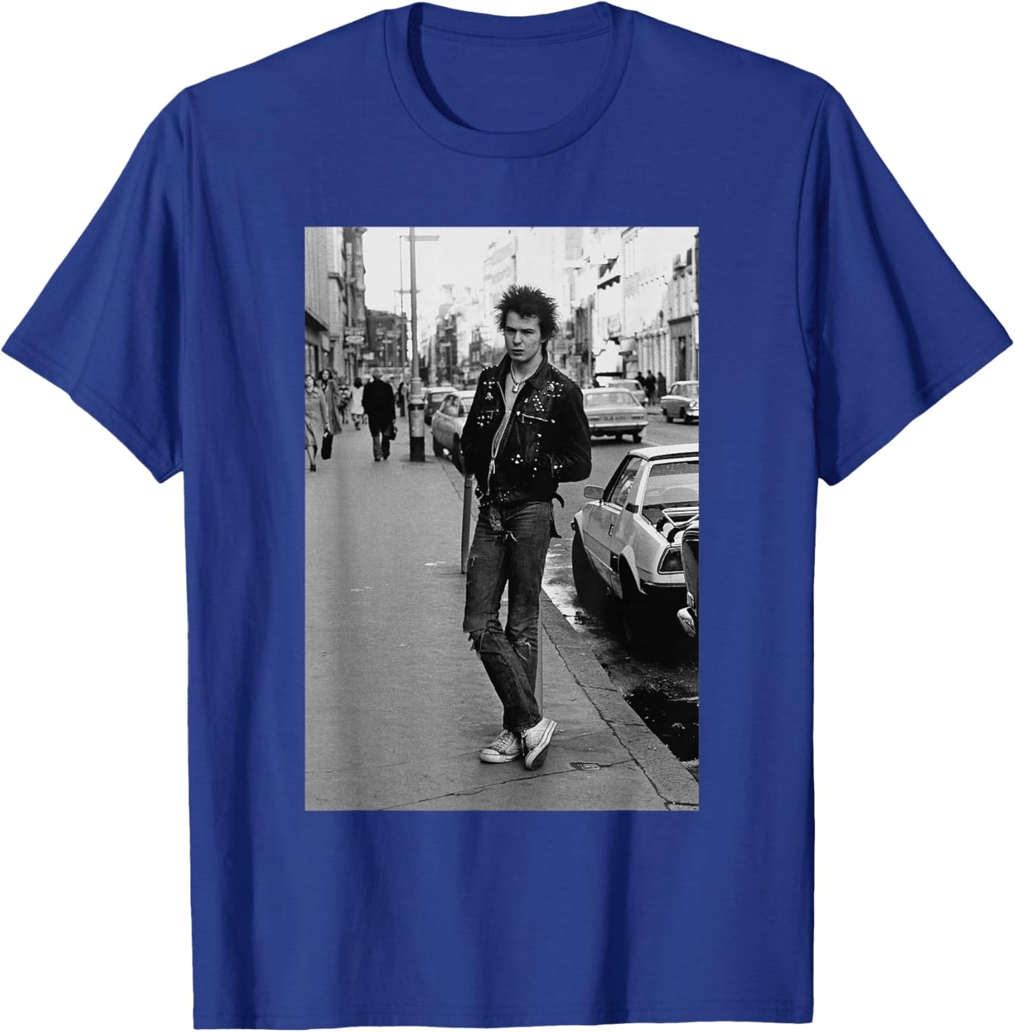 Sex Pistols Sid Vicious Punk Bass Legend 1977 T-Shirt - T-Shirt | Royal