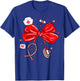 Preppy Nurse Valentine T-Shirt - T-Shirt | Royal