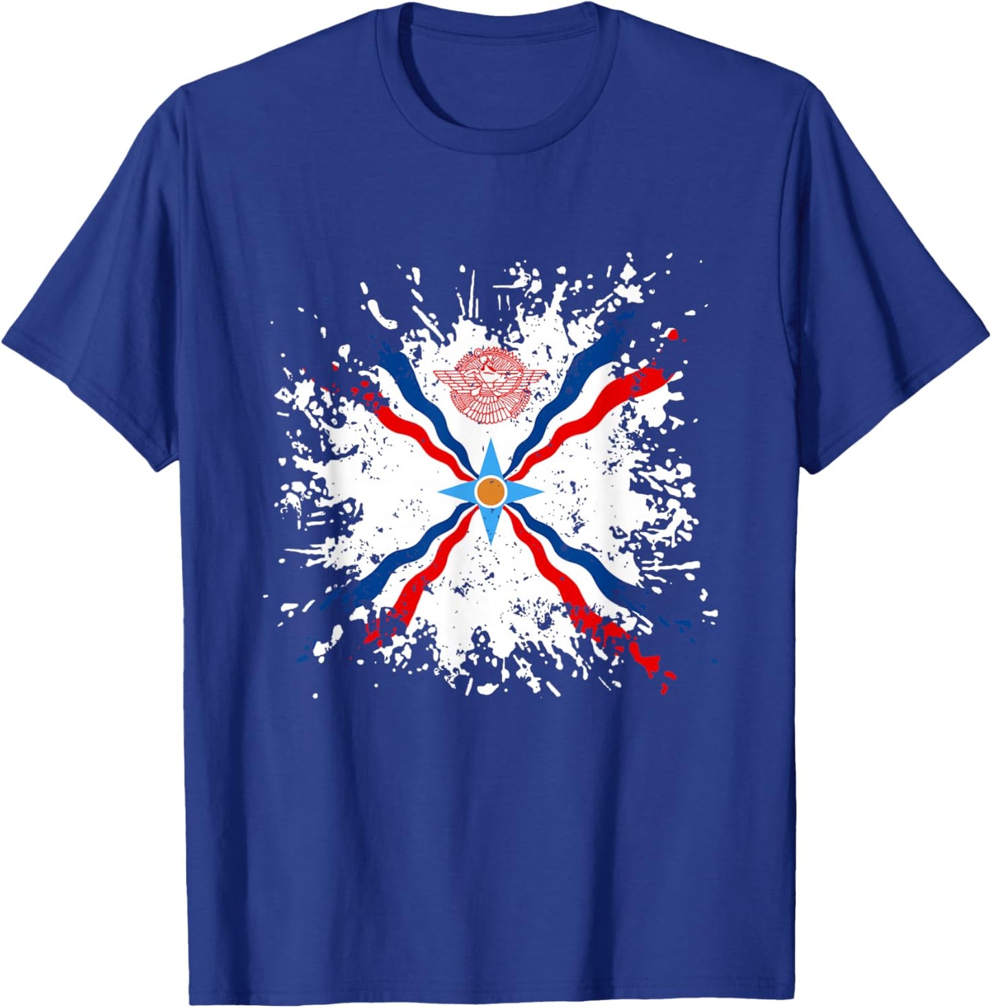 Assyrian Ashur Flag,Ashur Emblem,Suryoyo Syriac,Syria,Iraq T-Shirt - T-Shirt | Royal