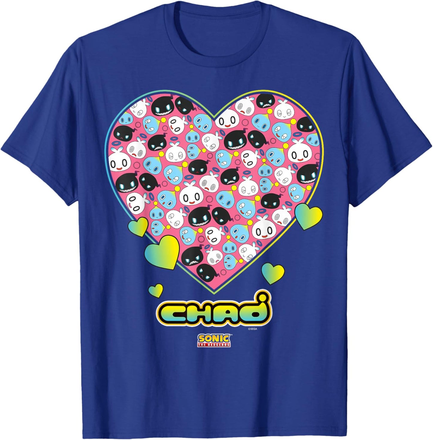 Sonic The Hedgehog Sweet Chao Valentine's Day T-Shirt - T-Shirt | Royal