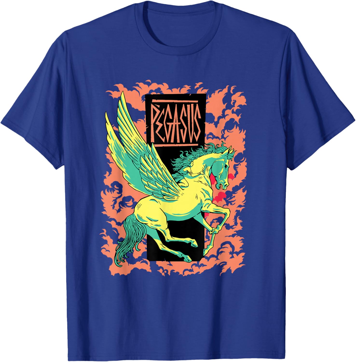 Pegasus Horse Wings T-Shirt - T-Shirt | Royal