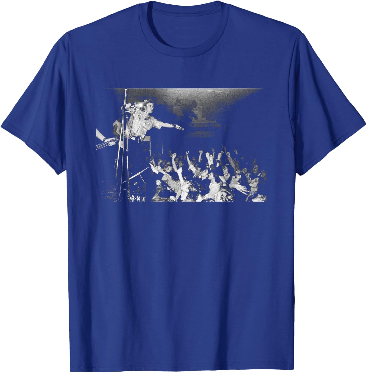 Johnny Rotten Works The Crowd Sex Pistols Holland 1977 T-Shirt - T-Shirt | Royal