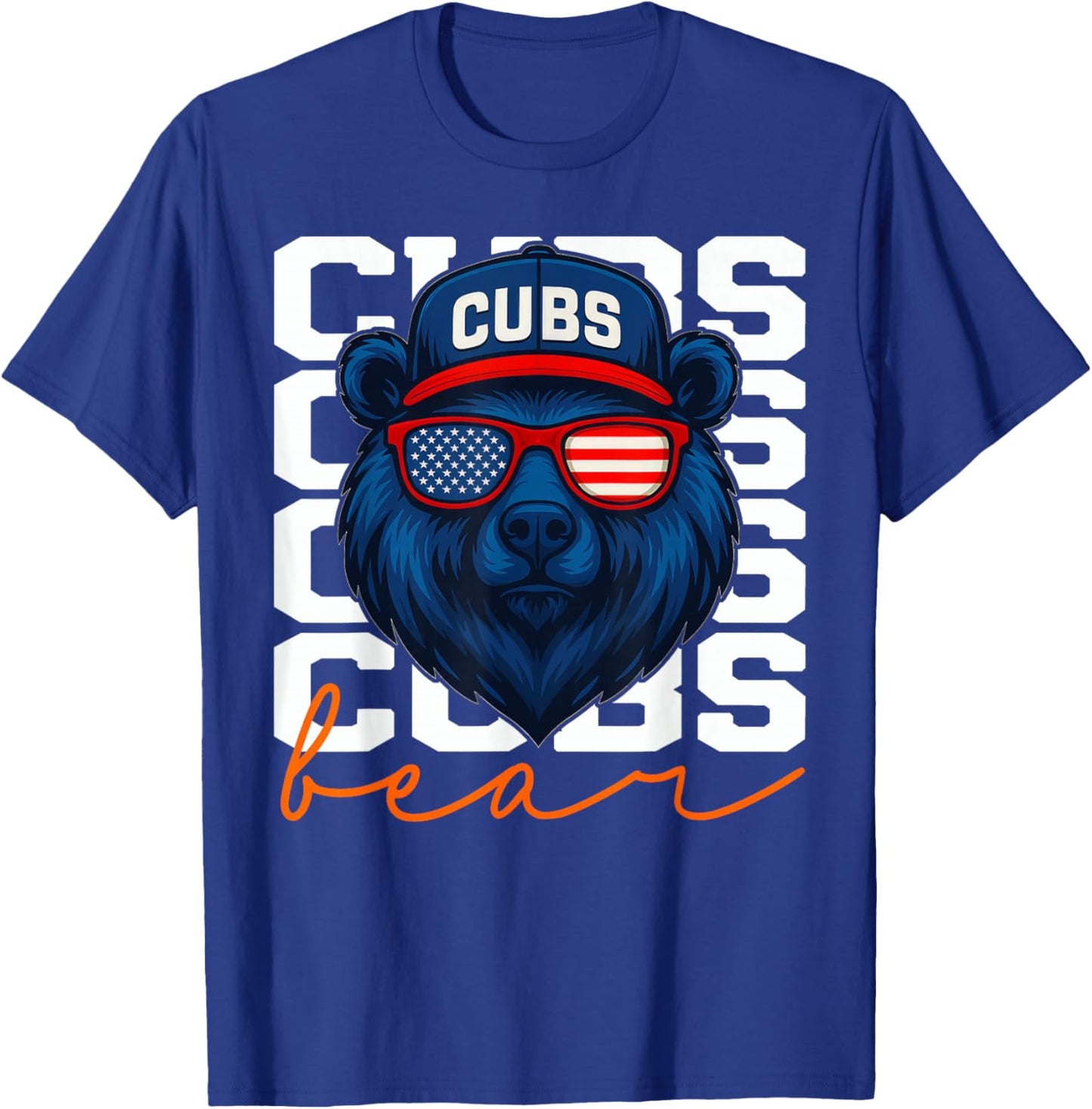 Vintage Cubs Name Personalized Retro Women Kid T-Shirt - T-Shirt | Royal