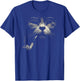 Cat Smoking Pipe Glasses Vintage Meme Grunge 90s ON Back T-Shirt - T-Shirt | Royal