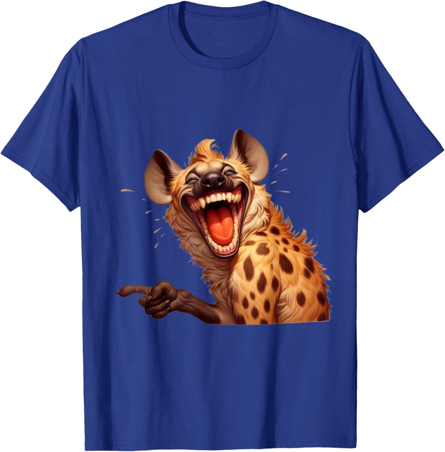 Humorous Hyena. T-Shirt - T-Shirt | Royal