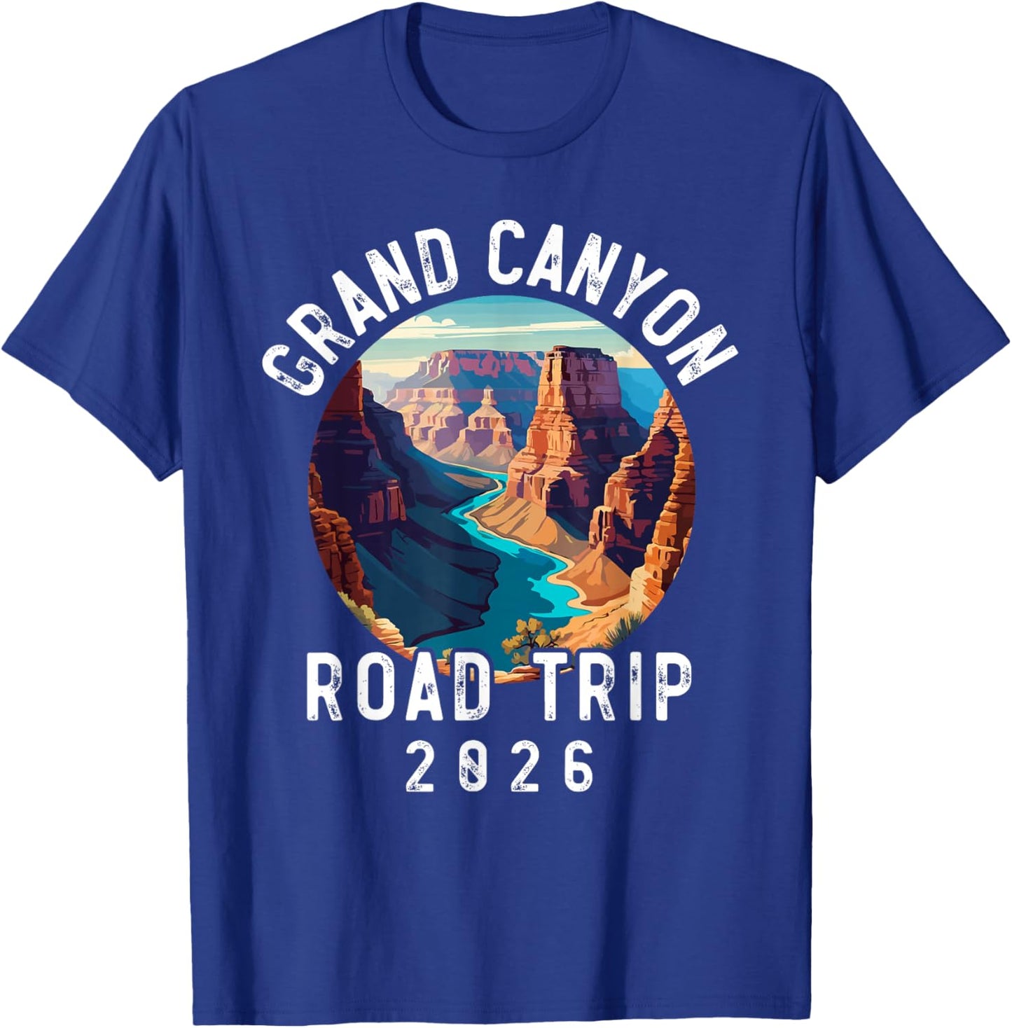 Grand Canyon National Park, Family Souvenir Road Trip 2026 T-Shirt - T-Shirt | Royal
