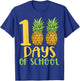 100 Days of School Pineapple Lover Teacher Kids T-Shirt - T-Shirt | Royal