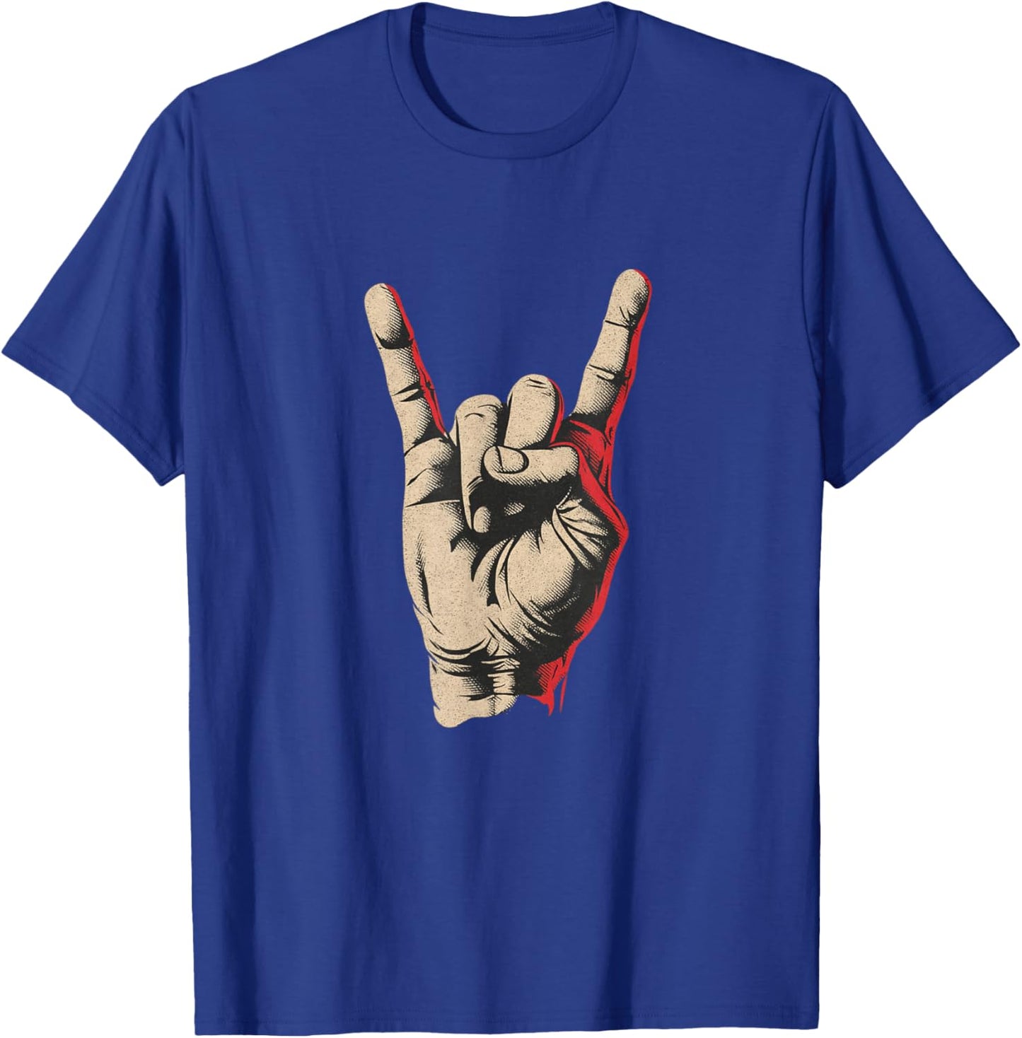 Awesome Rock'n Roll Sign Costume for Boys and Girls T-Shirt - T-Shirt | Royal