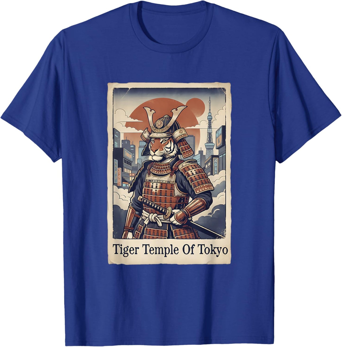 Japanese Art Ukiyo-e Tokyo Tiger T-Shirt - T-Shirt | Royal