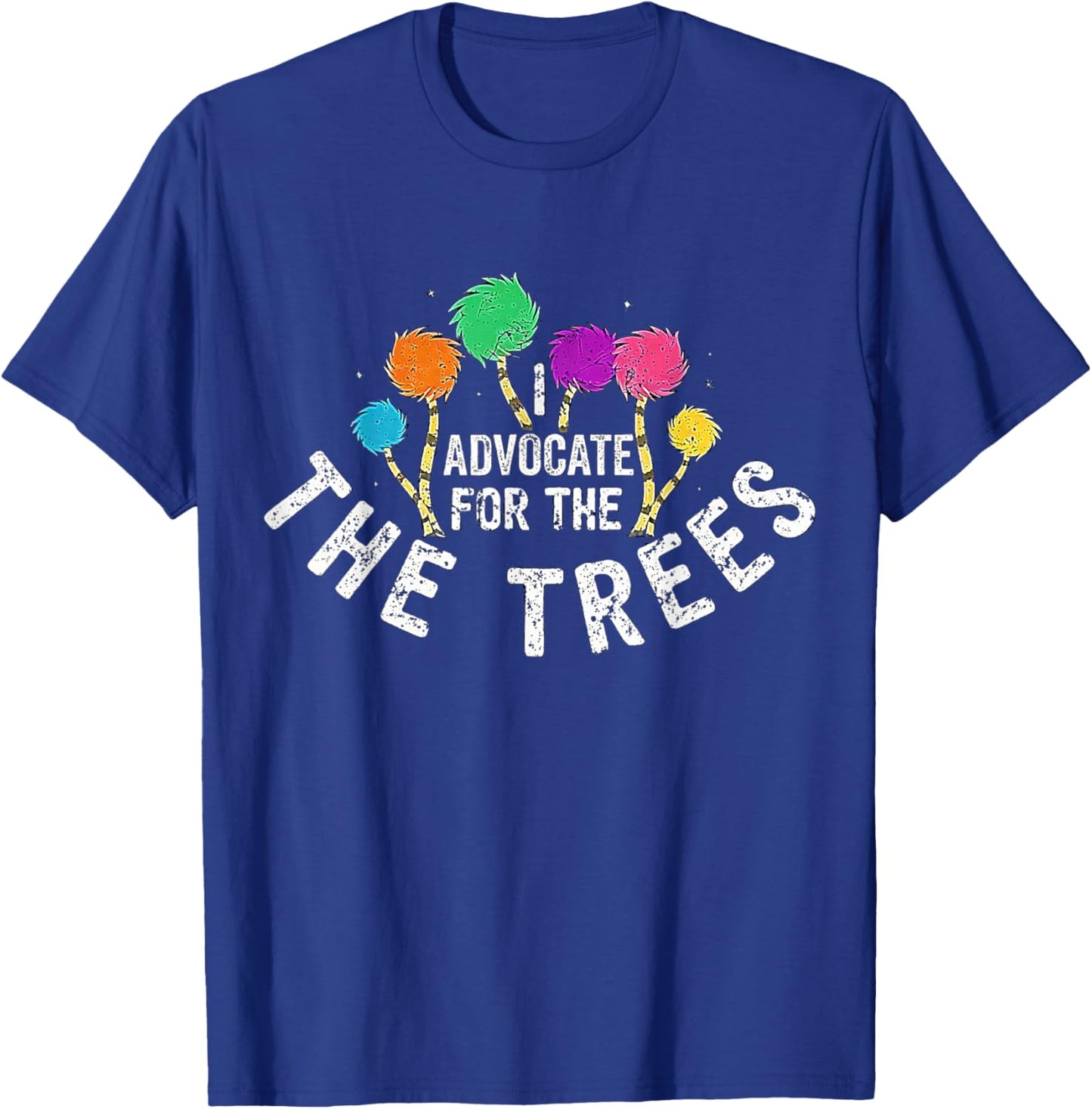 Funny Speak Trees T-Shirt - T-Shirt | Royal
