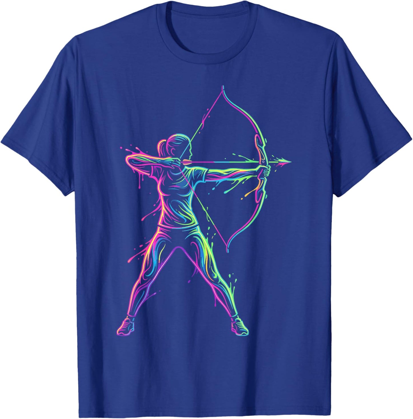 Archery Player Women Kids Girls T-Shirt - T-Shirt | Royal