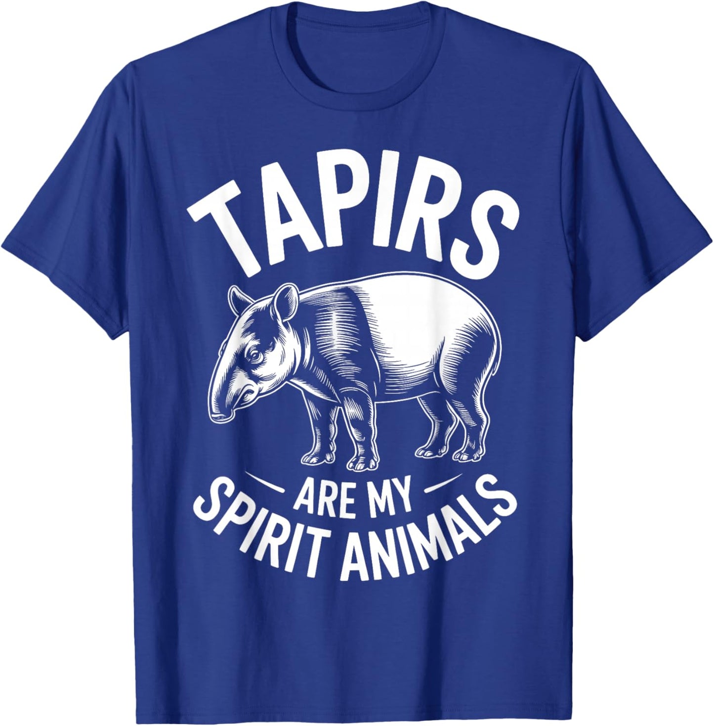 Tapirs Spirit Animals Funny Tapir T-Shirt - T-Shirt | Royal