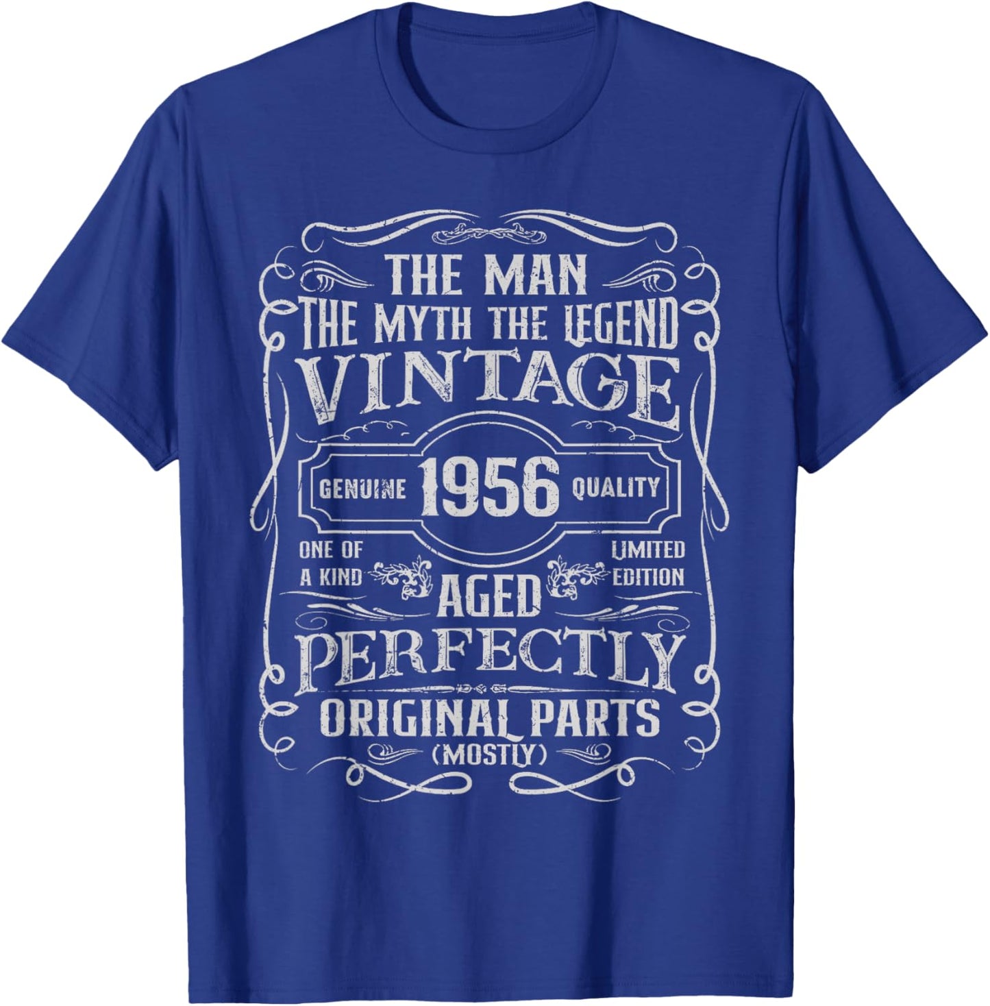 70 Year Old Gifts Vintage 1956 Man Myth Legend 70th Birthday T-Shirt - T-Shirt | Royal