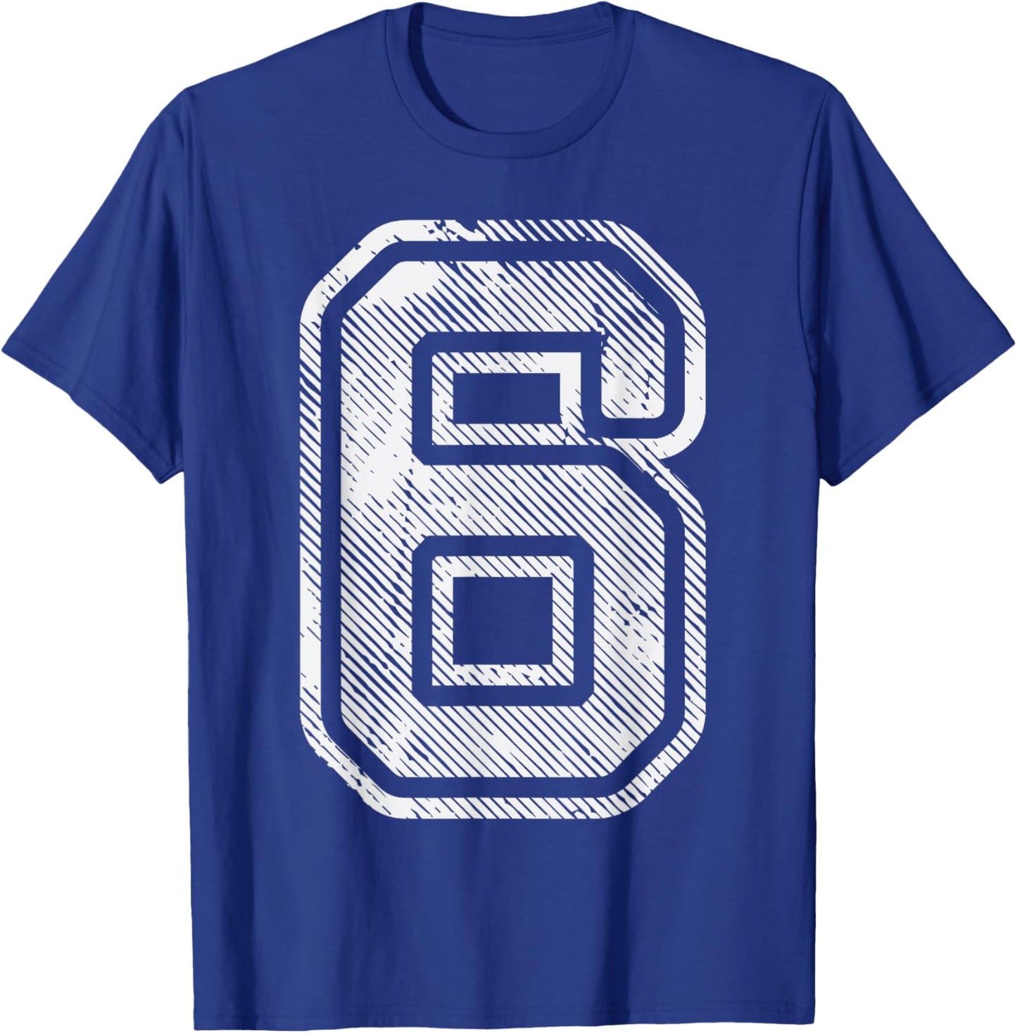 Number 6 Funny Matching 67 Meme Halloween 6th Birthday Kids T-Shirt - T-Shirt | Royal