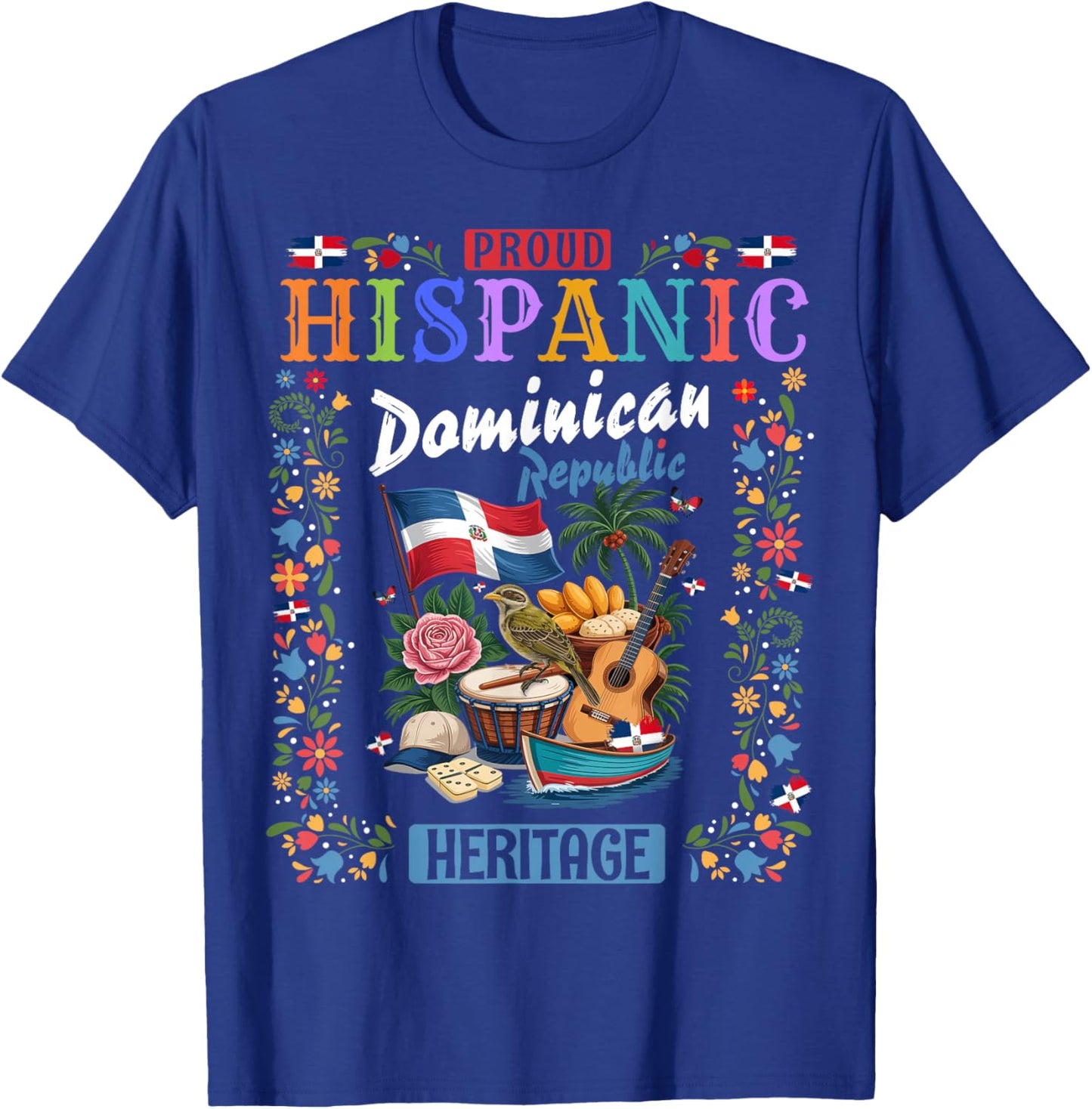 Dominican Republic Culture Outfit Idea for Kids Dominicana T-Shirt - T-Shirt | Royal